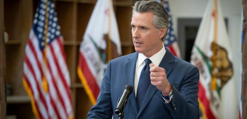 The California Governor Gavin Newsom