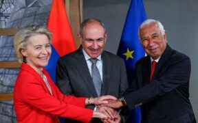 European leaders converge Armenia